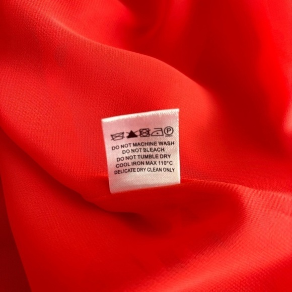 CROSBY by Mollie Burch Orange Ruffle Tank Size XS - Picture 6 of 9